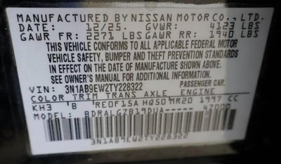 2026 Nissan Sentra SL