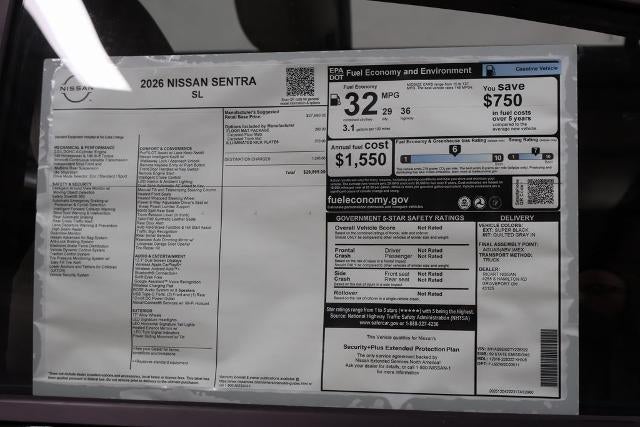 2026 Nissan Sentra SL