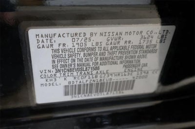 2025 Nissan Versa SV