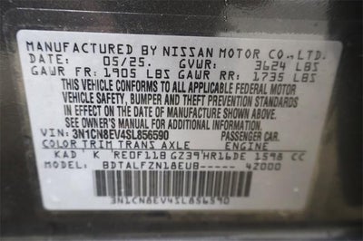 2025 Nissan Versa SV