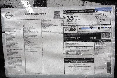 2025 Nissan Versa SV