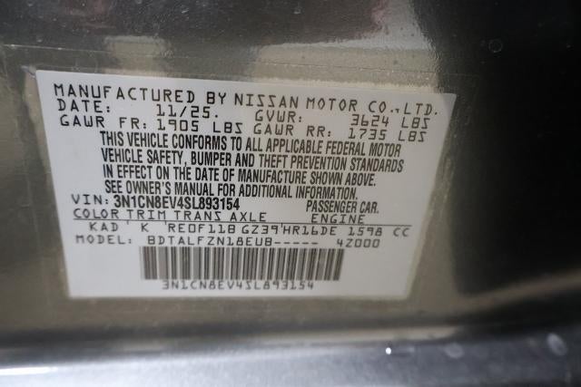 2025 Nissan Versa SV