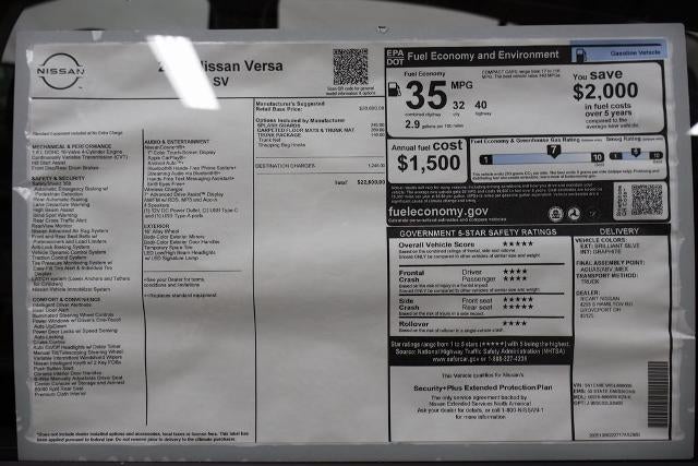 2025 Nissan Versa SV