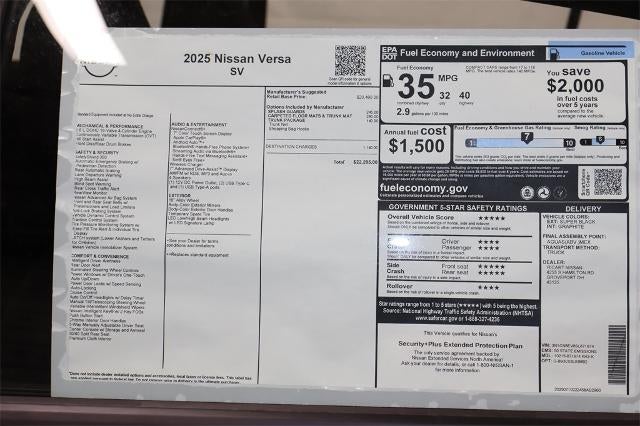 2025 Nissan Versa SV