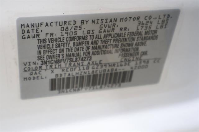 2025 Nissan Versa SR