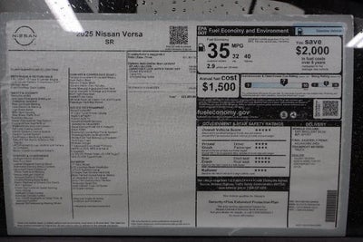 2025 Nissan Versa SR