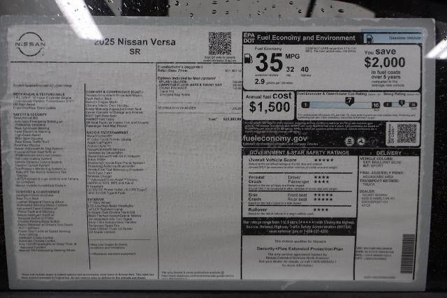 2025 Nissan Versa SR