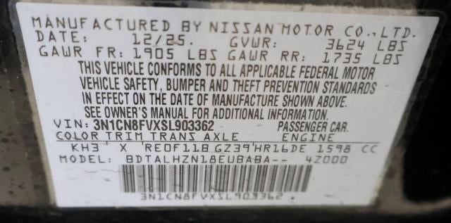 2025 Nissan Versa SR