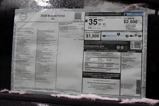 2025 Nissan Versa SR