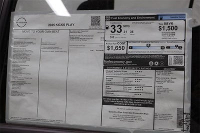 2025 Nissan Kicks Play S