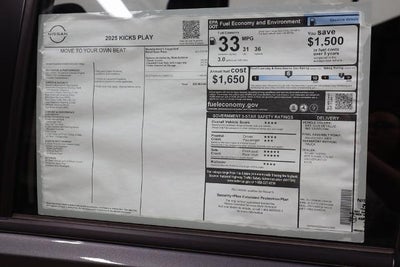 2025 Nissan Kicks Play S