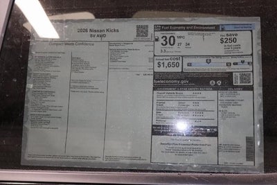 2026 Nissan Kicks SV