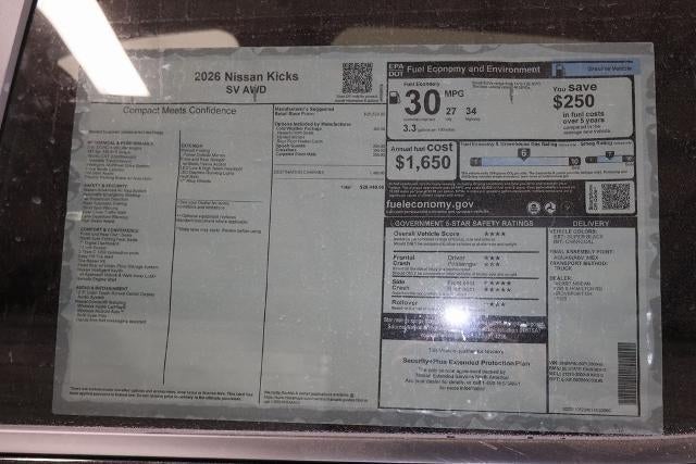 2026 Nissan Kicks SV