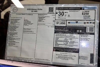 2026 Nissan Kicks SV