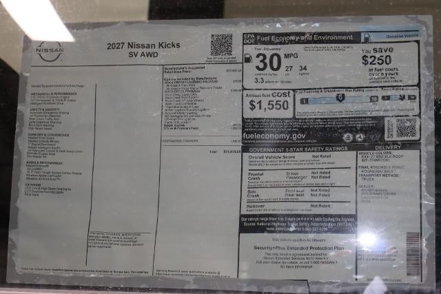 2027 Nissan Kicks SV