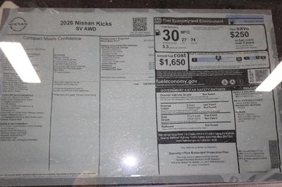 2026 Nissan Kicks SV