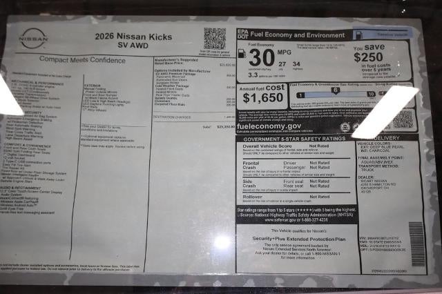 2026 Nissan Kicks SV