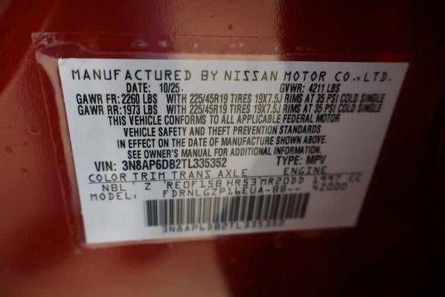 2026 Nissan Kicks SR