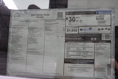 2026 Nissan Kicks SR