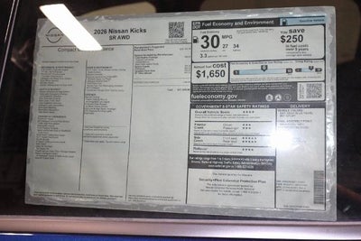 2026 Nissan Kicks SR