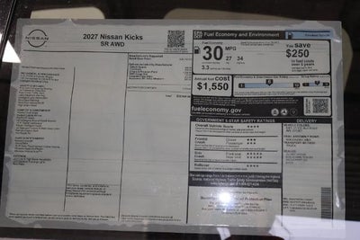 2027 Nissan Kicks SR