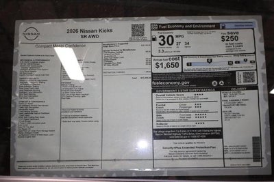 2026 Nissan Kicks SR