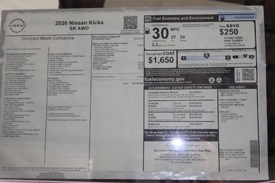 2026 Nissan Kicks SR