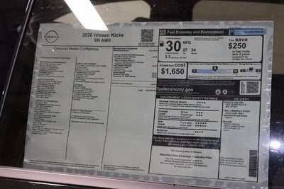 2026 Nissan Kicks SR