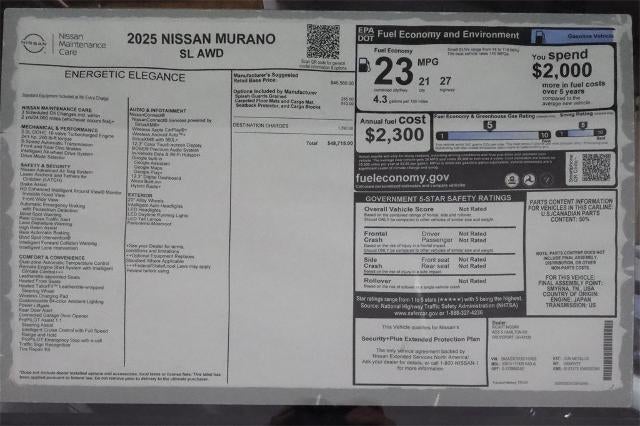 2025 Nissan Murano SL