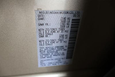 2027 Nissan Murano Platinum
