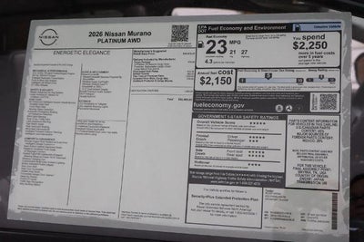 2026 Nissan Murano SV