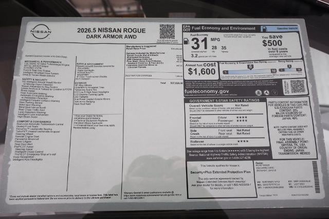 2026 Nissan Rogue Dark Armor