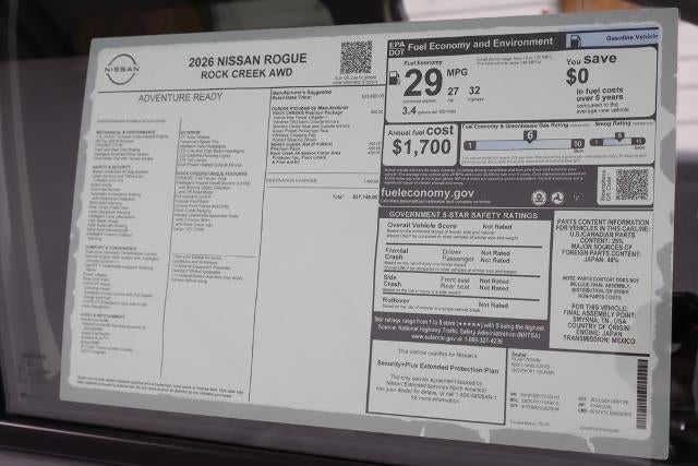 2026 Nissan Rogue Rock Creek