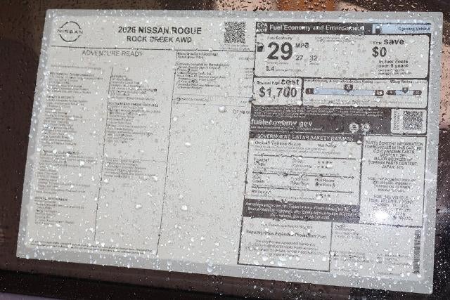 2026 Nissan Rogue Rock Creek