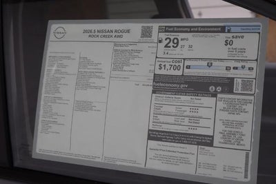 2026 Nissan Rogue Rock Creek