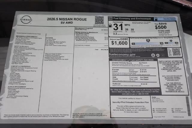 2026 Nissan Rogue SV
