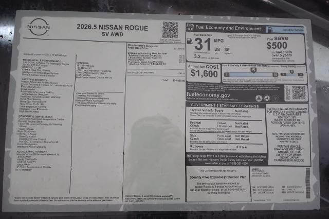 2026 Nissan Rogue SV