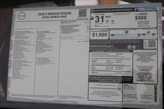 2026 Nissan Rogue Dark Armor