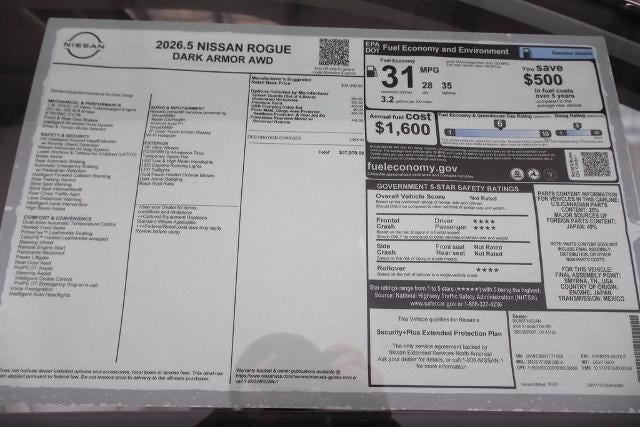 2026 Nissan Rogue Dark Armor