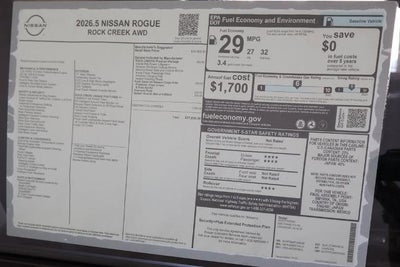 2026 Nissan Rogue Rock Creek