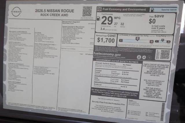 2026 Nissan Rogue Rock Creek