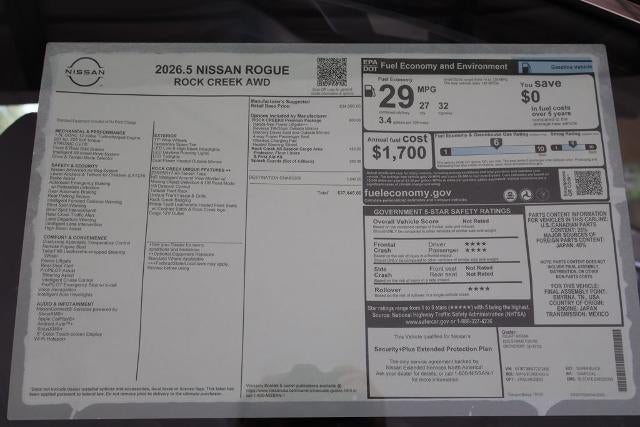 2026 Nissan Rogue Rock Creek