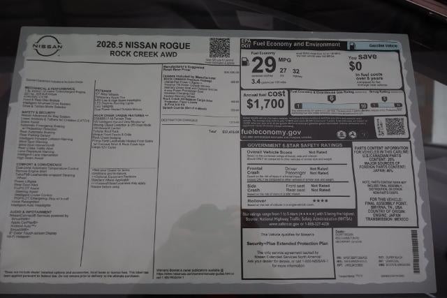 2026 Nissan Rogue Rock Creek