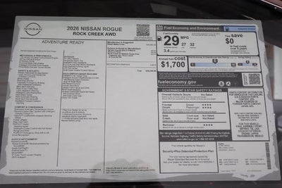 2026 Nissan Rogue Rock Creek