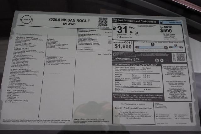 2026 Nissan Rogue SV