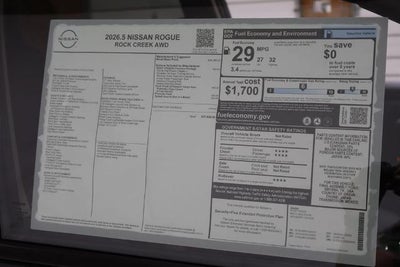 2026 Nissan Rogue Rock Creek