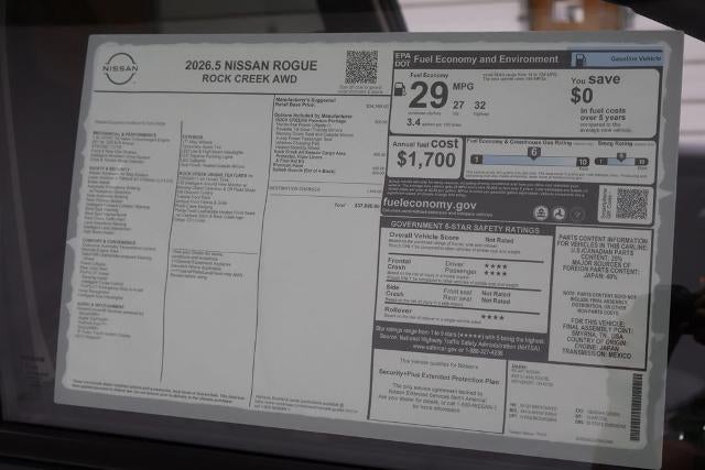 2026 Nissan Rogue Rock Creek