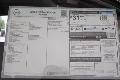 2026 Nissan Rogue SV