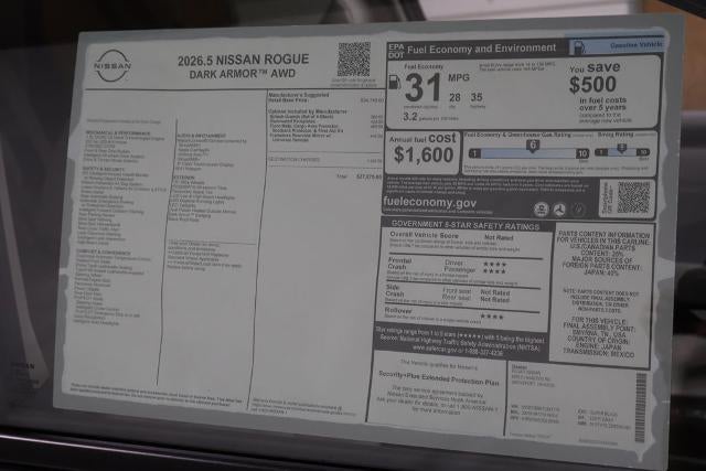 2026 Nissan Rogue Dark Armor