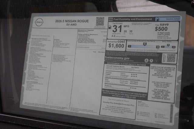2026 Nissan Rogue SV